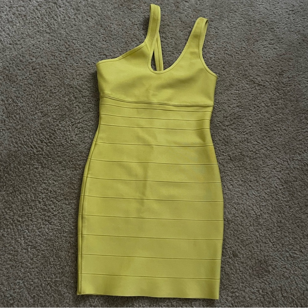 Yellow Cocktail Dress